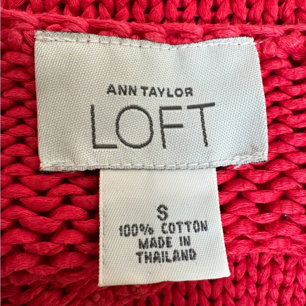 LOFT Sweater with Ribbed Texture - Picture 2 of 2